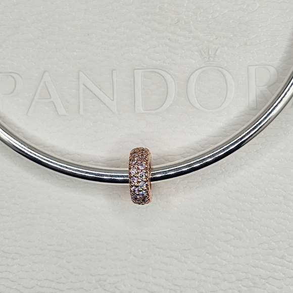♥️ Authentic Pandora ⭐️RETIRED⭐️ ROSE SPACERS - Picture 6 of 8